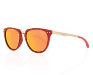 Okulary przeciwsłoneczne OPC FASHION SANTIAGO Matt Red - Silver/ Red REVO