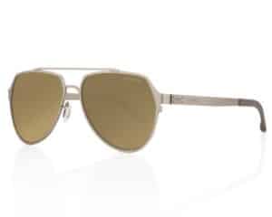Okulary przeciwsłoneczne OPC Fashion NEVADA Matt Silver/ Gold REVO