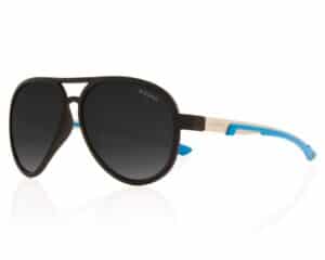 Okulary przeciwsłoneczne OPC LIFESTYLE Dakar Matt Black - Blue