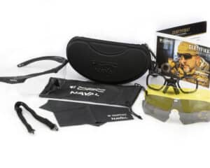 Okulary Balistyczne OPC Ballistic NAVAL Matt Black Set