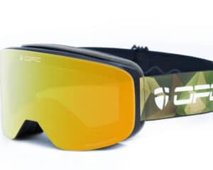 OPC ADVANCED LAXX MAGNETIC Matt Black Camo/ Gold REVO S2 + szyba Clear S0