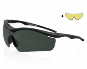 Okulary przeciwsłoneczne OPC EXTREME RAPTOR Matt Black Green/ Yellow