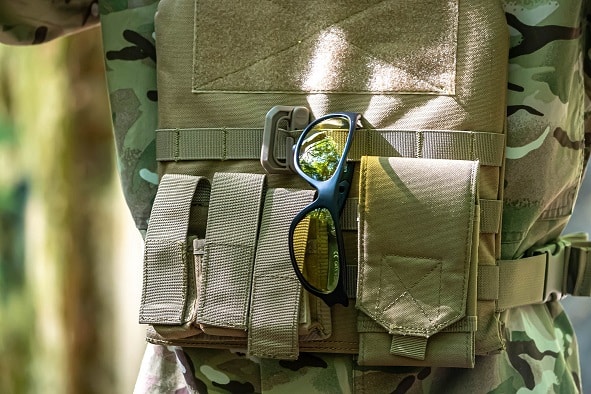 okulary opc military marines matt black yellow